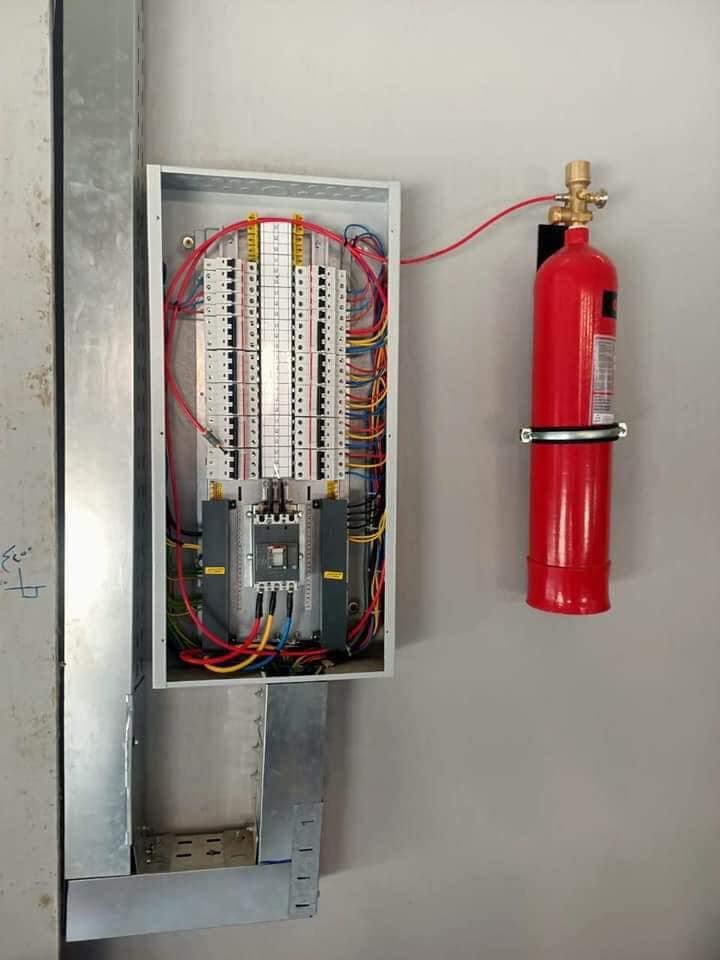 Sophisticated fire control system installation